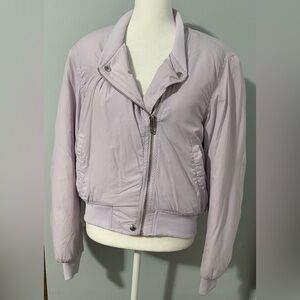 Blank NYC Lavender Bomber Jacket Size XS